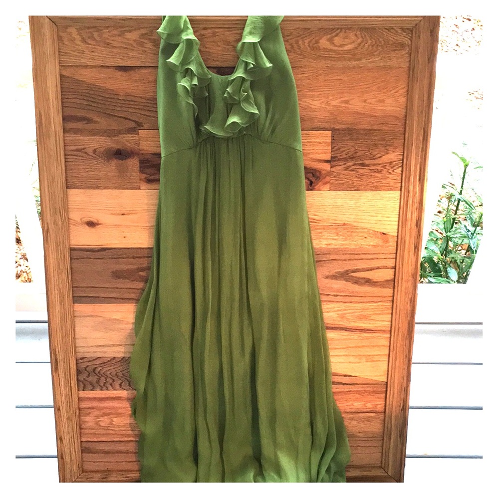Amsale 100% silk bridesmaid dress